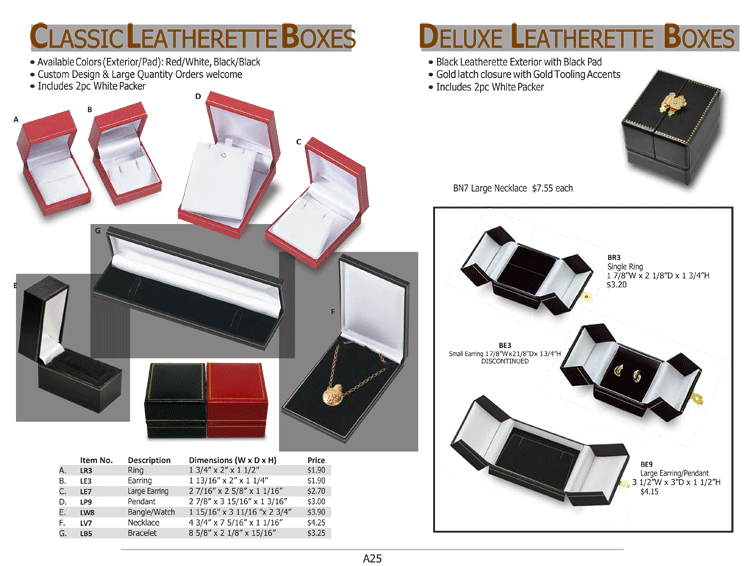 Leatherette Boxes